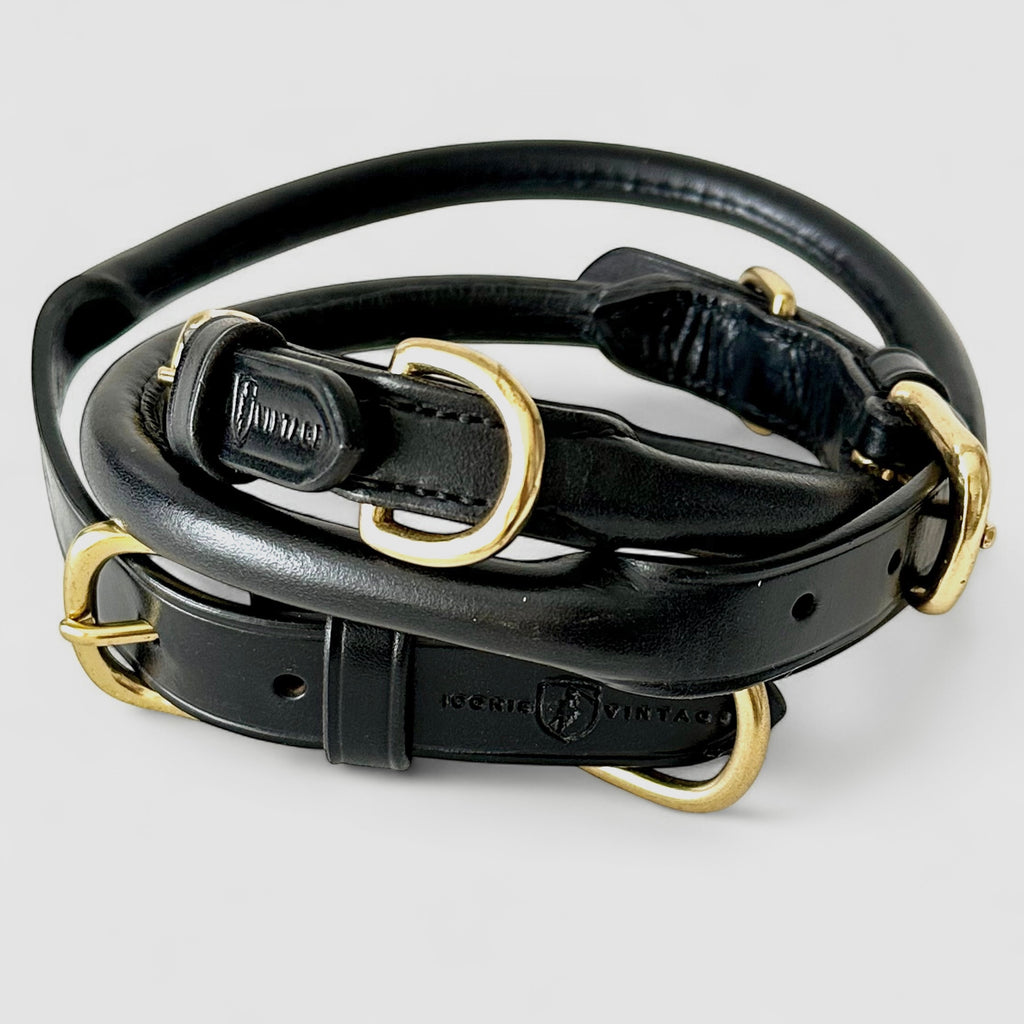 LUXE Rolled Leather Collar image 3