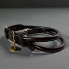 LUXE Rolled Leather Collar image 0